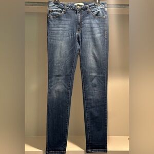 KANCAN Straight Leg Jeans Medium Wash Mid Rise Size 28